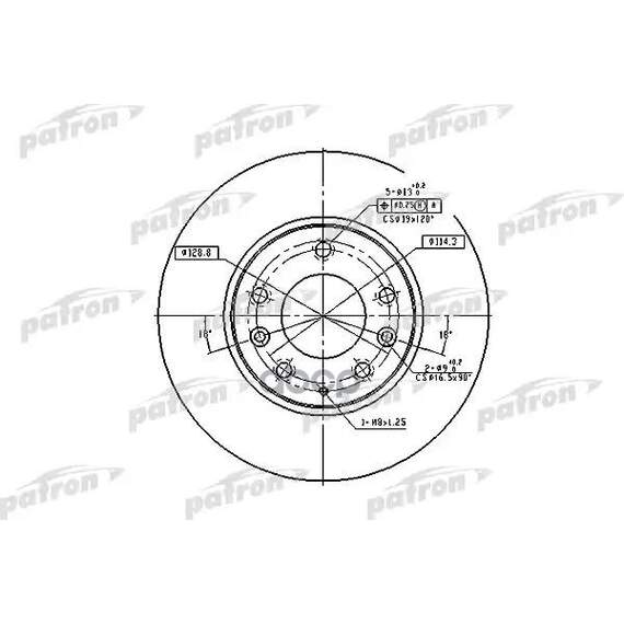Купить ДИСК ТОРМОЗНОЙ ПЕРЕДН PBD4386