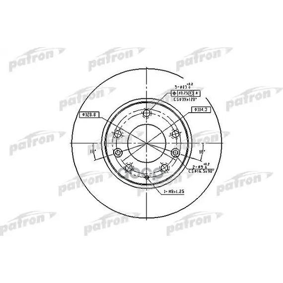 Купить ДИСК ТОРМОЗНОЙ ПЕРЕДН PBD4386