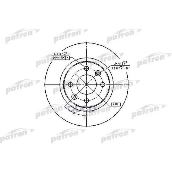 Купить ДИСК ТОРМОЗНОЙ ПЕРЕДН PBD2586