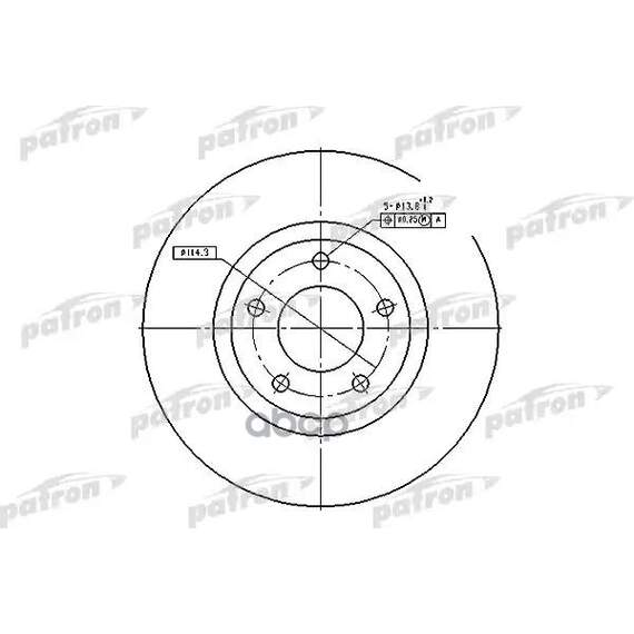 Купить ДИСК ТОРМОЗНОЙ ПЕРЕДН PBD4385
