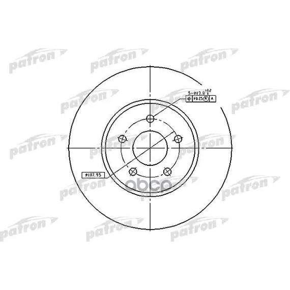Купить ДИСК ТОРМОЗНОЙ ПЕРЕДН PBD4147