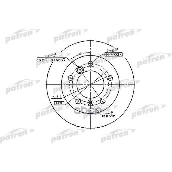 Купить ДИСК ТОРМОЗНОЙ ЗАДН PBD4088