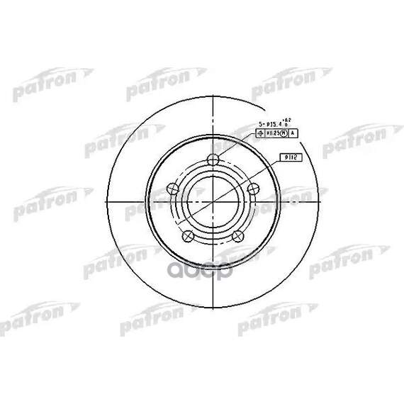 Купить ДИСК ТОРМОЗНОЙ ПЕРЕДН PBD4045