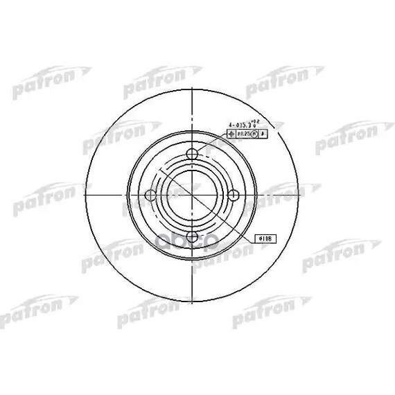 Купить ТОРМОЗНОЙ ДИСК PBD2597 (DF2597)