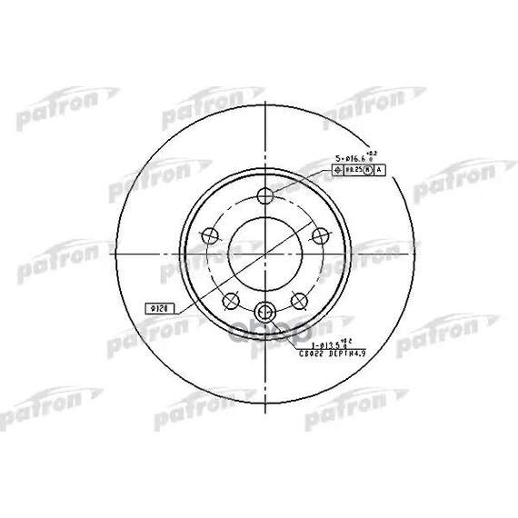 Купить ДИСК ТОРМОЗНОЙ ПЕРЕДН PBD4308
