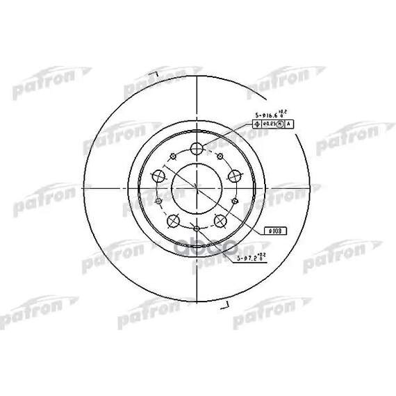 Купить ДИСК ТОРМОЗНОЙ ПЕРЕДН PBD4053