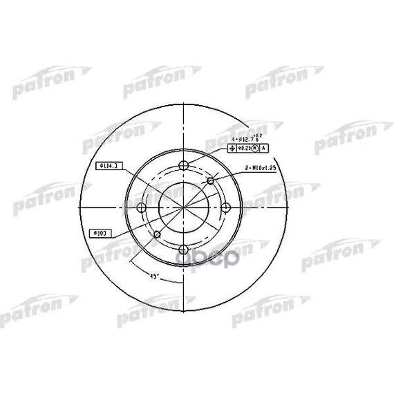 Купить ДИСК ТОРМОЗНОЙ ПЕРЕДН PBD4169