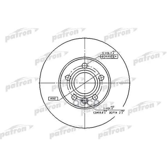 Купить ТОРМОЗНОЙ ДИСК PBD2776 (DF2776)