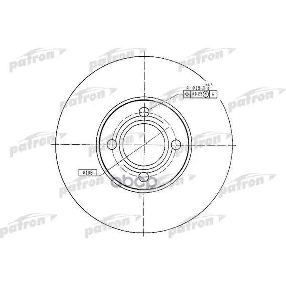 Купить ТОРМОЗНОЙ ДИСК PBD1526 (DF1526)