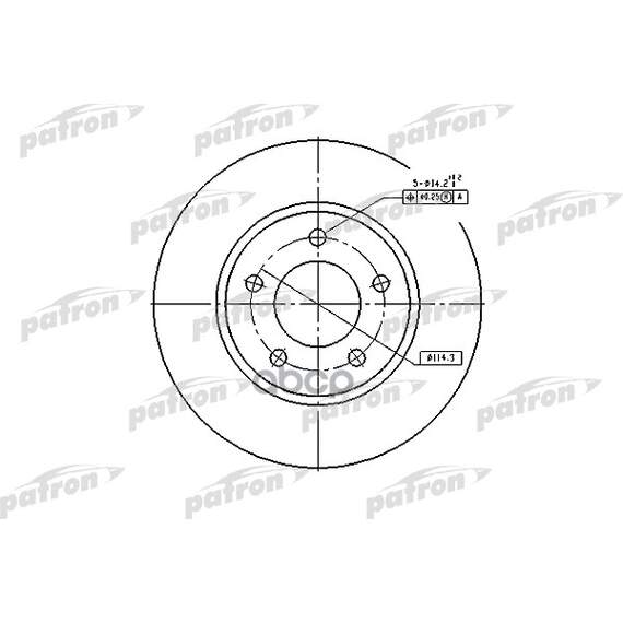Купить ДИСК ТОРМОЗНОЙ ПЕРЕДН PBD53002