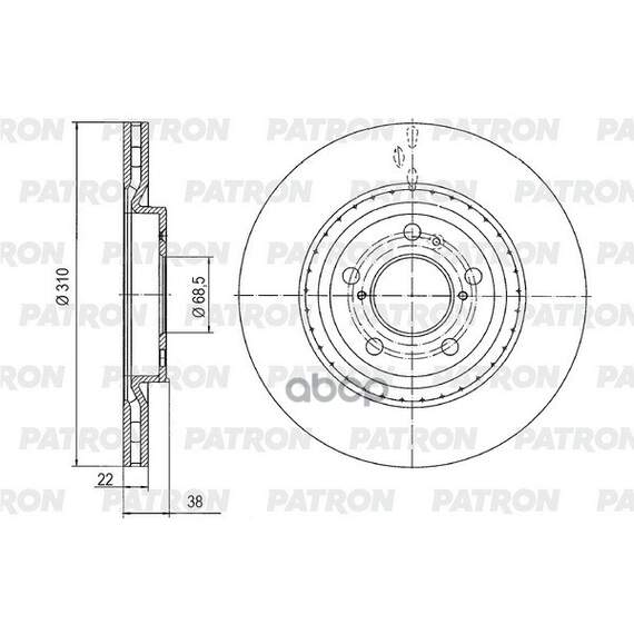 Купить ДИСК ТОРМОЗНОЙ ПЕР. HAVAL JOLION 1,5T 21- PBD1322