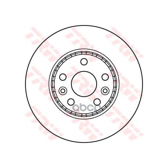 Купить ДИСК ТОРМОЗНОЙ ПЕРЕДНИЙ RENAULT KANGOO II (15") DF6110