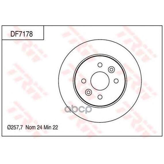 Купить ДИСК ТОРМОЗНОЙ ПЕРЕДНИЙ KIA SHUMA II (FB) DF7178