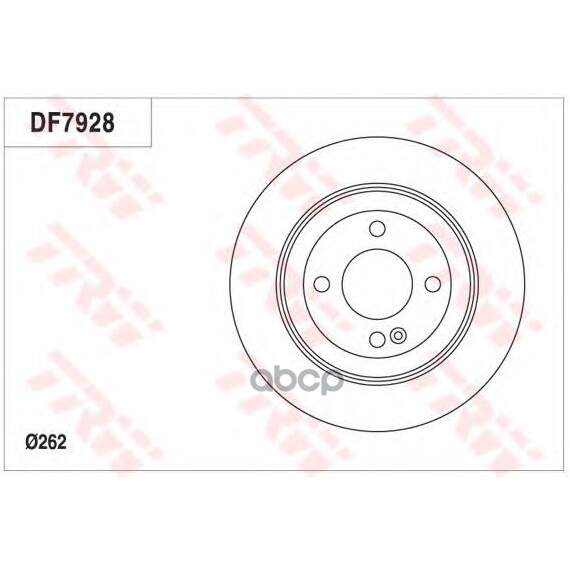 Купить ДИСК ТОРМОЗНОЙ ЗАДНИЙ HYUNDAI I30 12-, SOLARIS I/II, KIA RIO III (262ММ) DF7928