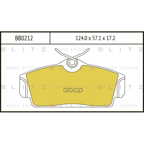 Купить КОЛОДКИ ТОРМОЗНЫЕ ДИСКОВЫЕ ПЕРЕДНИЕ NISSAN PRIMERA 96- BB0212