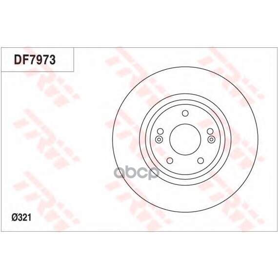 Купить ДИСК ТОРМОЗНОЙ ПЕРЕДНИЙ HYUNDAI SANTA FE II-III, KIA SORENTO II DF7973