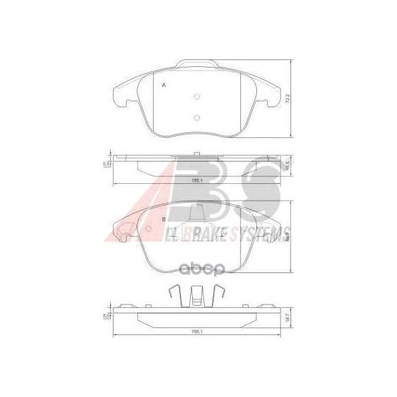 Купить ТОРМОЗНЫЕ КОЛОДКИ CITROEN C4 37599