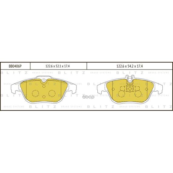 Купить КОЛОДКИ ТОРМОЗНЫЕ ДИСКОВЫЕ ЗАДНИЕ MERCEDES W204/S204 07- BB0406P