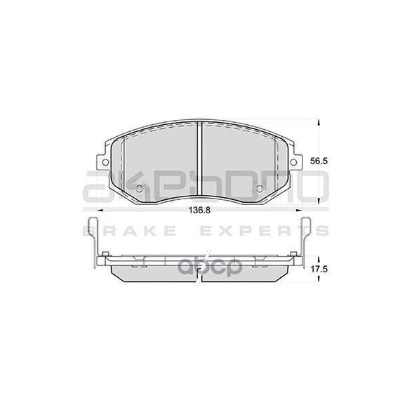Купить КОЛОДКИ ТОРМОЗНЫЕ ДИСКОВЫЕ ПЕРЕДНИЕ SUBARU FORESTER 08 AN-771WK