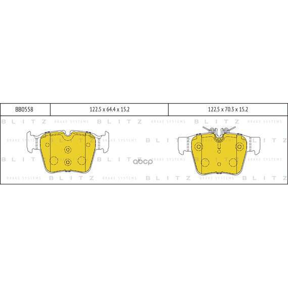 Купить КОЛОДКИ ТОРМОЗНЫЕ ДИСКОВЫЕ ЗАДНИЕ MERCEDES W205/S205/W213/S213/X253 15- BB0558