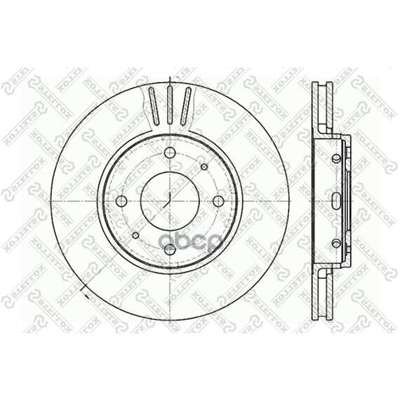 Купить ДИСК ТОРМОЗНОЙ 60204839VSX