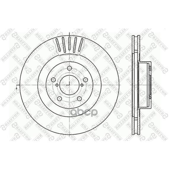 Купить ДИСК ТОРМОЗНОЙ ПЕРЕДНИЙ SUBARU IMPREZA 2.0 00 60204412VSX