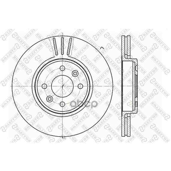 Купить ДИСК ТОРМОЗНОЙ ПЕРЕДНИЙRENAULT CLIO/MEGANE/LAGUNA 1.6-2.0/1.9D 9 60203919VSX