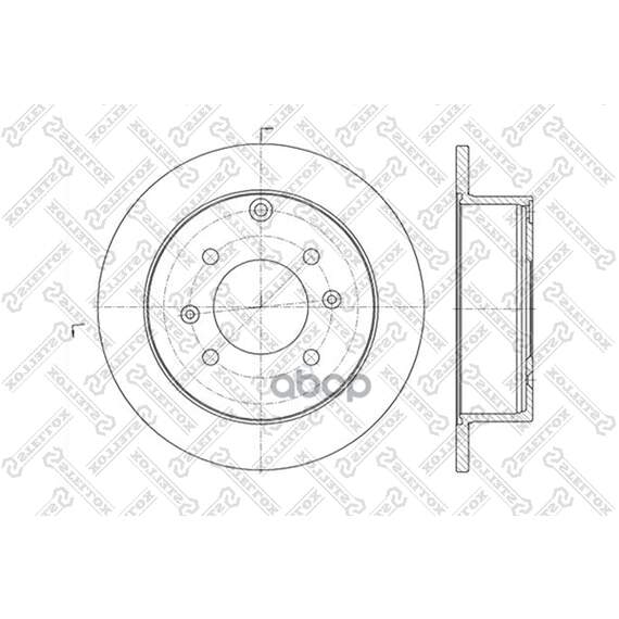 Купить ДИСК ТОРМОЗНОЙ ЗАДНИЙ HYUNDAI SONATA 2.0-2.5 98-01 60203412SX