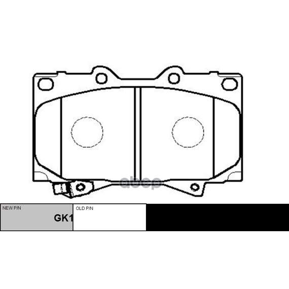 Купить КОЛОДКИ ТОРМОЗНЫЕ ДИСКОВЫЕ TOYOTA LAND CRUISER 4.2D 9098/4.2D/4.7 98 (НОВ АРТ GK1043) CKT-29