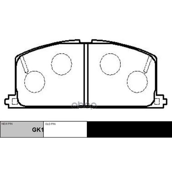 Купить КОЛОДКИ ТОРМОЗНЫЕ ДИСКОВЫЕ ПЕРЕДНИЕ TOYOTA CAMRY 82-88CARINA 1.6-2.0D 98 (НОВ АРТ GK1023) CKT-9