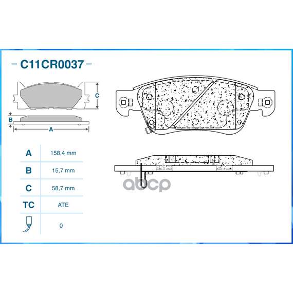 Купить ТОРМОЗНЫЕ КОЛОДКИ ПЕРЕДНИЕ LOW METALLIC C11CR0037