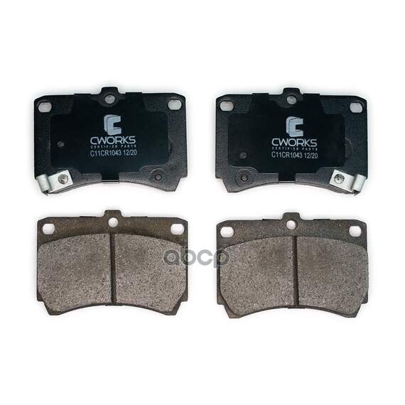 Купить ТОРМОЗНЫЕ КОЛОДКИ ПЕРЕДНИЕ LOW METALLIC C11CR1043