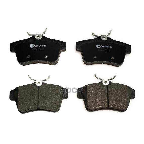 Купить ТОРМОЗНЫЕ КОЛОДКИ ЗАДНИЕ LOW METALLIC C12CR0018