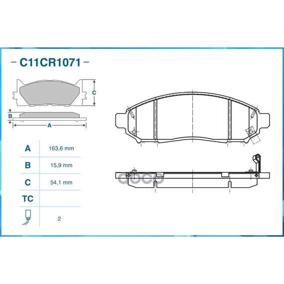 Купить ТОРМОЗНЫЕ КОЛОДКИ ПЕРЕДНИЕ LOW METALLIC C11CR1071