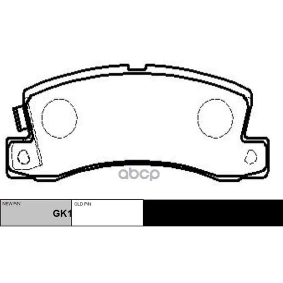 Купить КОЛОДКИ ТОРМОЗНЫЕ ДИСКОВЫЕ ЗАДНИЕ TOYOTA CELICA 2.0 89-94/CAMRY 1.8-3.0 86-91 (НОВ АРТ GK1018) CKT-4