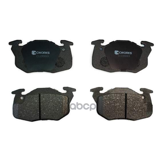 Купить ТОРМОЗНЫЕ КОЛОДКИ ПЕРЕДНИЕ LOW METALLIC C11CR0069