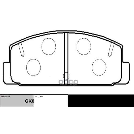 Купить КОЛОДКИ ТОРМОЗНЫЕ ДИСКОВЫЕ ЗАДНИЕ MAZDA RX-7 III 2.6 ROTARY TWINTURBO 92-96 (НОВ АРТ GK0695) CKMZ-49