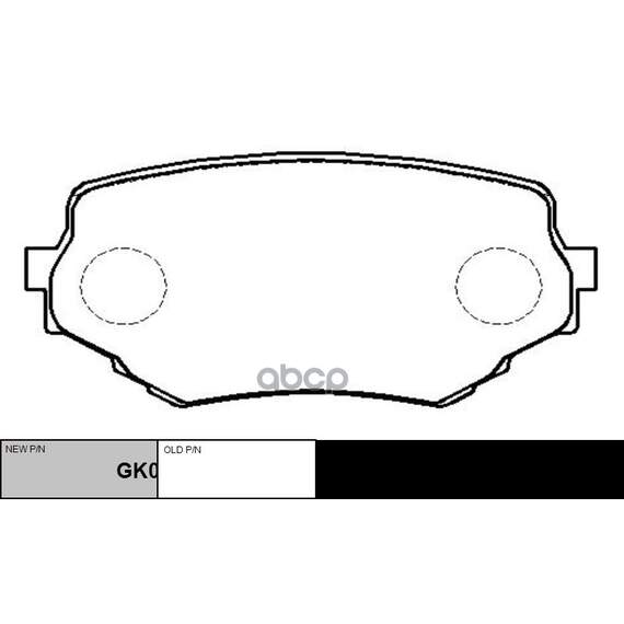 Купить КОЛОДКИ ТОРМОЗНЫЕ ДИСКОВЫЕ ПЕРЕДНИЕ SUZUKI VITARA 1.6-2.0/2.0TD 90-98/GRAND VITARA 2.5-2.0HDI 98 (НОВ АРТ GK0952) CKS-12