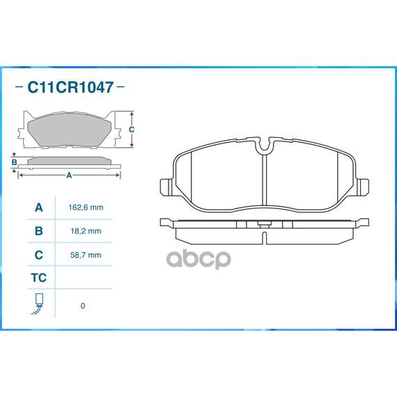 Купить ТОРМОЗНЫЕ КОЛОДКИ ПЕРЕДНИЕ LOW METALLIC C11CR1047
