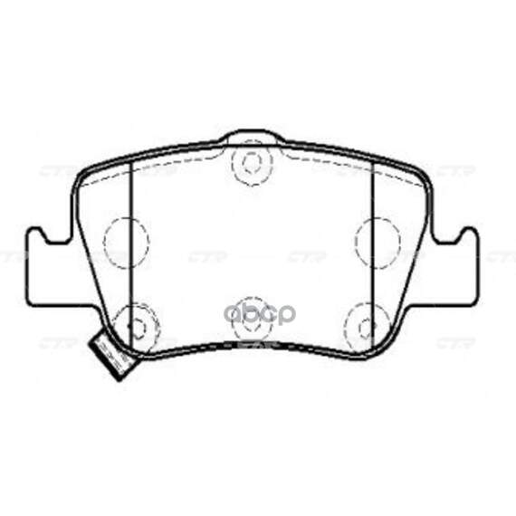 Купить КОЛОДКИ ТОРМОЗНЫЕ ДИСКОВЫЕ TOYOTA AURIS 1.33-2.2 07-(СТАРЫЙ АРТ. CKT-176) GK1189