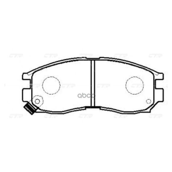 Купить КОЛОДКИ ТОРМОЗНЫЕ ДИСКОВЫЕ ПЕРЕДНИЕ MITSUBISHI GALANT 1.8-2.0TD 87-96/SPACE WAGON 91-98 (СТАРЫЙ АРТ. CKM-7) GK0575