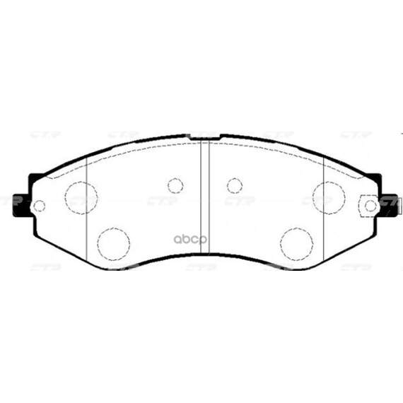 Купить КОЛОДКИ ТОРМОЗНЫЕ ДИСКОВЫЕ ПЕРЕДНИЕ DAEWOO NUBIRA/EVANDA, CHEVROLET LACETTI/EPICA 03 (СТАРЫЙ АРТ. CKKD-12) GK0440