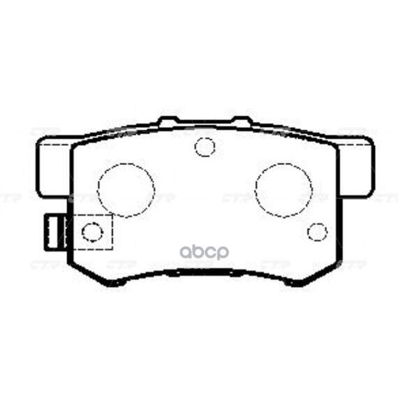 Купить КОЛОДКИ ТОРМОЗНЫЕ ДИСКОВЫЕ ЗАДНИЕ HONDA PRELUDE 2.0I-2.3I &4WD 92-96 (СТАРЫЙ АРТ. CKHO-8) GK0325