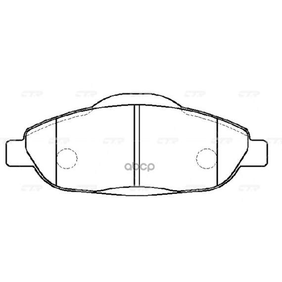 Купить КОЛОДКИ ТОРМОЗНЫЕ ДИСКОВЫЕ ПЕРЕДНИЕ PEUGEOT 308 1.4/1.6 07 (СТАРЫЙ АРТ. CKPU-51) GK0908