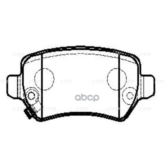 Купить КОЛОДКИ ТОРМОЗНЫЕ ДИСКОВЫЕ OPEL ASTRA G/H/ZAFIRA A ЗАДНИЕ (СТАРЫЙ АРТ. CKG-58) GK0303