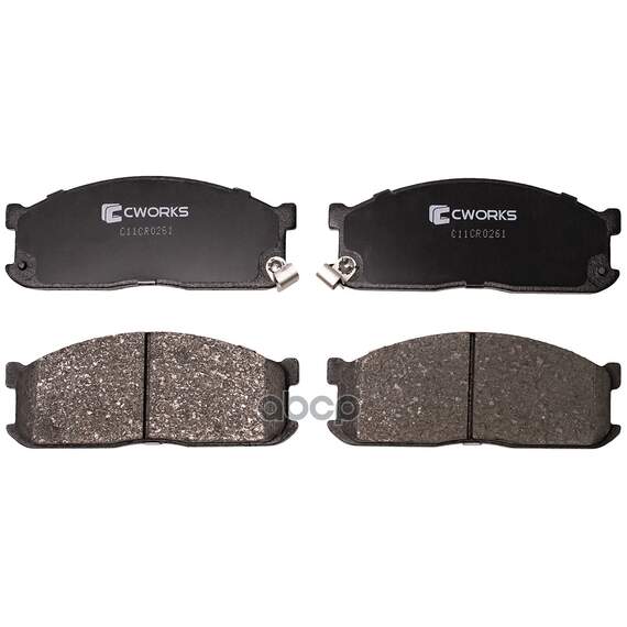 Купить ТОРМОЗНЫЕ КОЛОДКИ ПЕРЕДНИЕ, LOW METALLIC C11CR0261