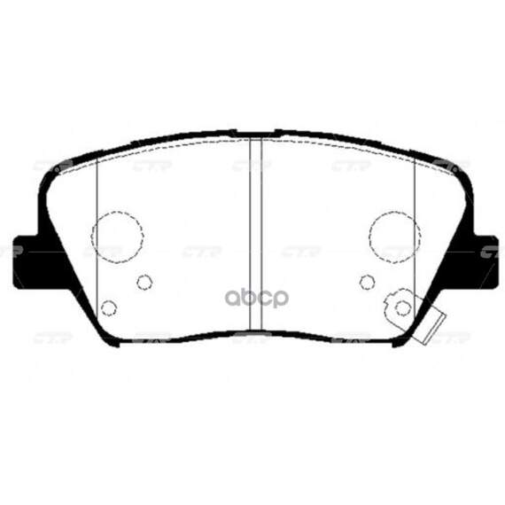 Купить КОЛОДКИ ТОРМОЗНЫЕ ДИСКОВЫЕ HYUNDAI SOLARIS, KIA RIO III (СТАРЫЙ АРТ. CKKK-50) GK0556