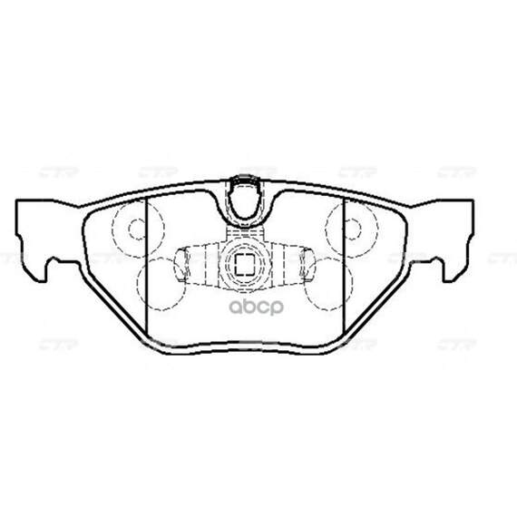 Купить КОЛОДКИ ТОРМОЗНЫЕ ДИСКОВЫЕ ЗАДНИЕ BMW E87/E82/E88/X1 2.0I/3.0I/2.0D 04 (СТАРЫЙ АРТ. CKB-24) GK0024