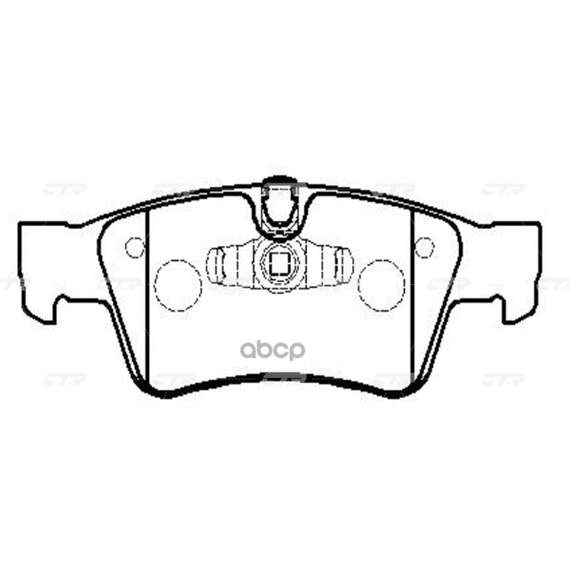 Купить КОЛОДКИ ТОРМОЗНЫЕ ДИСКОВЫЕ ЗАДНИЕ MB C219/W164/W25 (СТАРЫЙ АРТ. CKBZ-53) GK0080