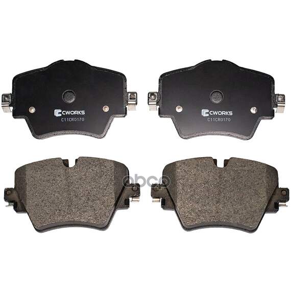 Купить ТОРМОЗНЫЕ КОЛОДКИ ПЕРЕДНИЕ LOW METALLIC C11CR0170